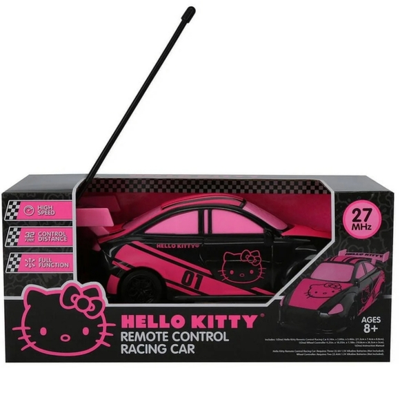 🙍🏼‍♂️⬇️Hello Kitty Remote Control Racing Car With Wheel Controller - Picture 5 of 11